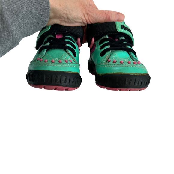 Reebok Vintage Sneaker RAD Skateboard BMX Green 80s Kids Size US 8.5 Rare Retro - Picture 7 of 15